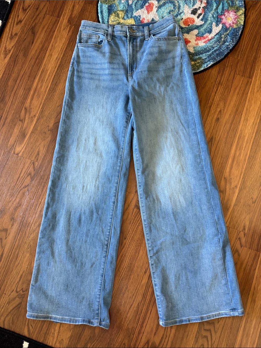 Joe's Jeans Light Blue Wide-Leg Denim